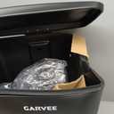 Garvee 13 Gal Stainless Steel Kitchen Trash Can with Lid, Step Pedal, Black