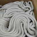 NovelBee 3/8" x 300' Double Braid Nylon Anchor Line with Thimble 