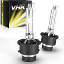 VHK D2S for Lexus RX330 RX350 RX400H RX 330 350 400H HID Xenon Headlight Bulbs Low Beam, 2004 2005 2006 2007 2008 2009 Bi-Xenon Lights, 35W OEM 6000K D2SC1 Replacement, Never Fit Halogen, 2-Pack