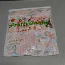 PRETTYGARDEN Womens Rompers for Summer 2025 Beach Vacation Clothes Short Sleeves Floral Jumpsuits Beach Cover Up (XL)