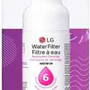 LG LT800P- 6 Month / 200 Gallon Capacity Replacement Refrigerator Water Filter (NSF42 and NSF53) ADQ73613401, ADQ73613408, or ADQ75795104, White