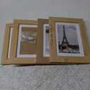 5x7 Picture Frame Set of 4, Made of Real Glass and Natural Oak Wooden Frame, 5 by 7 Photo for Wall or Tabletop - Display Picture 4x6 with Mat or 5x7 Without Mat