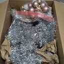 Silver 30" Christmas Tree with Ornaments