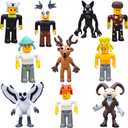 Lemoneon 99 Nights in the Forest Action Figures Toys 10 Pcs - Deer Owl Wolf Ram and Others - Collection for Video Game Fans