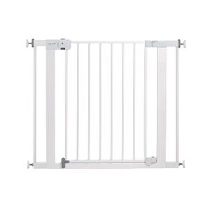 Safety 1st Easy Install Baby Gate for Doorways, Auto-Close Pressure-Mounted Magnetic Latch, Indoor Dog Gates, No Drilling, Fits 29"-38", White