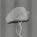 JANGANNSA Newborn Baby Hospital Hat Infant Set Head Cap Lovely Ears Belt Beanie 0-6Months (White)
