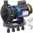 DASENAIR Booster Pump,3/4 HP Pure Copper Motor with Dual Voltage(115V or 230V),IPX4 Waterproof Compatible for Pressure Side Pool Cleaners Vac-Sweep 280,380,3900