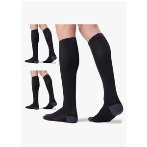 FITRELL 3 Pairs Compression Socks for Women and Men 20-30mmHg-Circulation Support Socks, Small/Medium