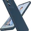 LeYi for Moto-Edge-2024 Case: Motorola Edge 2024 Phone Case with Soft Liquid Silicone Shockproof, Slim & Anti-Scratch Phone Case for Motorola Edge 2024, Blue