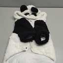 FLAdorepet Halloween Large Dog Panda Costume Outfits Winter Warm Pet Jacket Coat Funny Clothes for Medium Large Dog Labrador Husky Beagle (Panda, 30(Fit:80-90lb))