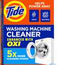 Washing Machine Cleaner by Tide, Washer Machine Cleaner with Oxi for Front and Top Loader Washer Machines, Deep Cleaning Residue & Odor Eliminator, 5 Month Supply (2.6 Ounce (Pack of 5))