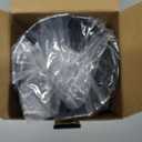 HOTEC BPA Free Unbreakable Wheat Straw Cereal Bowls - Microwave & Dishwasher Safe Soup and Salad Bowls, Set of 8, 26oz, Black (5.9)