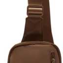 VAKAER Convertible Sling Backpack for Women & Men  Lightweight 3-in-1 Crossbody Daypack with Adjustable Strap, Anti-Theft Pocket, Water-Resistant Small Travel Bag (Caramel)