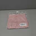 Multitrust Women Square Neck Shorts Sleeve Cropped T Shirts Slim Fit Lace Trim Crop Top Y2K Ribbed Shirt Going Out Tops Tee (Pink, M)