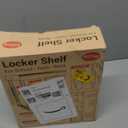 Locker Organizer Shelf Adjustable Width and Height, Ideal Locker for School, Office, and Gym Lockers (Pink 2 Pack)