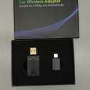 Wireless CarPlay Adapter Android Auto Wireless Adapter, 5.8GHz Wi-Fi Plug & Play,Mini and Stable iOS 10+/Android 10+, Fast Auto-Connect for Cars 2016+ (1Pcs)