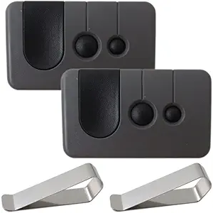 2Pcs for Sears Craftsman 139.53753, 139.53985D Garage Door Opener Remote 315mhz with Purple Learn Button Only