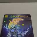 SUNHABI Flower Building Set for Adults, Crescent Moon Botanical Art Display, Creative Floral Home Dcor for Table or Wall, Gift for Flower Lovers