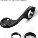ROCKBROS Out Front Mount Compatible with Garmin, iGPSPORT - Bike Handlebar 1.26-1.38/ 32-35mm