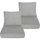 Patio Chair Cushions Set of 2 - Outdoor U-Shaped Replacement Seat