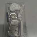 for Cadillac key fob cover with Diamond Heart Keychain