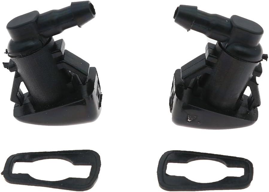 Pack of 2 Windshield Washer Nozzle Kit Windshield Washer Squirter Nozzle Kit Wiper Spray Nozzle for 2008-2011 Focus Replace OE 8S4Z-17603-AA 7T4Z-17603-A1