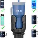 Car Cup Holder Expander, Cup Holder Extender Adapter with Expandable Arm and Adjustable Base, Compatible with Yeti Ramblers, Hydro Flasks, Stanley, Owala Most Coffee Mugs Bottles & Cups