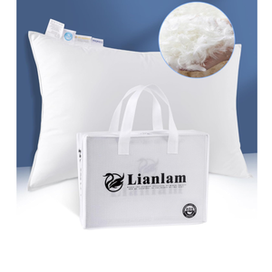 Luxury Canadian White Goose Down Pillow King - 1050+ Fill Power, Soft Down Pillows for Sleeping, Fluffy Pillow for Neck Pain Relief, Hotel Bed Pillows for Side Sleeper (1 Pack, 20"x36")