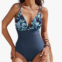 AI'MAGE Women's One Piece Swimsuit 2025 Tummy Control Bathing Suit Slimming O-Ring Swim Suits Crisscross Back Swimwear M