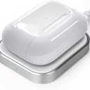 AirPods Pro Charger, Wireless Charging Station for AirPods Pro 3/ Pro 2/Pro, Wireless Charger for Airpods 4 (with Active Noise Cancellation)/ 3rd/ 2rd, White