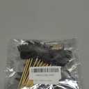 24Pcs Masquerade Masks Cupcake Toppers Bachelorette Party Mask Cupcake Food Fruit Picks Masquerade Mardi Gras Party Baby Shower Birthday Party Cake Decorations Supplies - Black Glitter