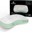Bedgear Level Cuddle Performance Pillow - Firm Bed Pillow for Side Sleepers - Moisture Wicking Removable Cover - Size 2.0