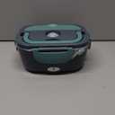 Electric Lunch Box Food Heater - 3 in 1 Portable Leakproof Heated Lunch Box for Car/Home/Adults with 1.5L Removable 304 Stainless Steel Container, Max 80W, 12V/24V/110V (DarkBlue)