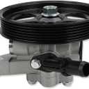 Power Steering Pump with Pulley Compatible with Honda Pilot 3.5L V6 2005 2006 2007 2008, Compatible with Acura TL 3.2L V6 2004 2005 2006 2007 2008, Replacement for 21-5441, 56110RDAA01