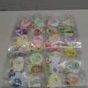 BEEHOMEE Bath Mats for Tub Kids - Large Cartoon Non-Slip Bathroom Bathtub Kid Mat for Baby Toddler Anti-Slip Shower Mats for Floor 35x16, Machine Washable XL Size Bathroom Mats (Fruits-Vegetables)