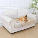 hyha Waterproof Dog Blanket, Soft Dog Bed Cover Pet Blankets, Waterproof Sofa Couch Cover for Dogs Washable, Reversible Pet Couch Covers for Sofa Furniture (30x53 Inch, Taupe/Taupe)