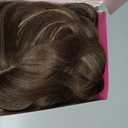 PANEWAY Hair Topper 16Inch Hair Toppers For Women Wavy Curly Brown Highlights Clip In Synthetic Wiglets for Women