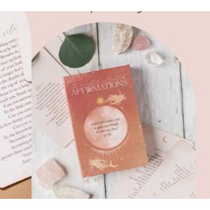THE MINDFUL COLLECTIVE Positive Affirmation Cards for Women - 36 Daily Affirmations for Women. Motivational Mindfulness Cards, Inspirational Self Care Spiritual Gifts for Astrology, Zodiac