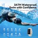 Fitness Trackers,Smart Watch with 1.47" Color Screen,100+Sport Modes Fitness Watch with Heart Rate Sleep Monitor,Pedometer Step Counter Watch,3TAM Waterproof Activity Trackers for Women Men, BGE