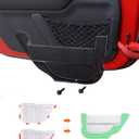 Savadicar DP4 Front Door Storage Pockets Without Cup Holder, Side Insert Box Organizer for 2011-2018 Jeep Wrangler JK JKU 2/4 Door, Interior Expansion Accessories, Patented Design, Black, 2 PCS