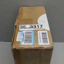 AmorArc Ceramic Dinner Plates Set of 6, 10.5 Inch Handmade Reactive Glaze Stoneware Plates,Large Rustic Shape Dinnerware Dish Set for Kitchen, Microwave & Dishwasher Safe,Scratch Resistant-Pearl White