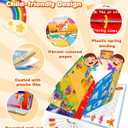 Montessori Preschool Busy Book for Toddlers - Activity Books for Kids Ages 3-5 - Preschool Learning Activities - Workbook Activity Binder - Autism Sensory Toys - Gifts for 3 4 5 6 Year Old Boys Girls