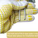 6 Inch Circle Top Landscape Staples, 9 Gauge Galvanized Steel Heavy Duty Yard Pins for Outdoor Gardening Weed Barrier Sod Fabric (100 Pack)