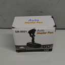 Car Heater 12V 150W 2-in-1 Defroster & Defogger, Fast Heating, Large Airflow, 360 Rotation, Durable High-Temp Design for All 12V Vehicles (Graphite Night Shade)