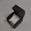 Luxury Single Watch Gift Box with Removable Pillow, PU Leather Single Watch Case Wristwatch Jewelry Storage Display Holder Cases for Men and Women (Black)