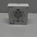 Gaiatop Portable Camping Fan with LED Lantern, Power Display 360 Head Rotation, Hanging Hook for Tent, 3 Speed Quiet Rechargeable, 4000mAh Battery Operated USB Fans for Indoor Outdoor Travel Black