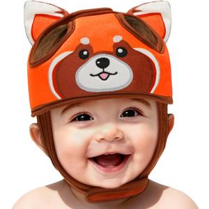 Baby Head Protector Helmet for Crawling Walking - No Bumps Soft Toddler Safety Head Protection for Baby 6-12 Months 1-2 Years - Adjustable Lightweight Breathable Infant Helmet