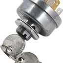 430-770 Ignition Switch with 2 keys for MTD 725-1396 925-1396, Husqvarna 539101770, Toro 83-0020, Simplicity Snapper 1686734SM 5020927, Scag 48798 Lawn Mower Replaces 490066 493625 692318 825129