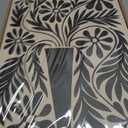 arteWOODS Botanical Framed Wall Art - Neutral Abstract Pictures Vintage Boho Floral Wall Decor Black Beige Minimalist Prints Aesthetic Vase Flowers Painting Artwork 20" x 28" Set of 3 Natural Framed