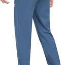 Men's Fleece Sweatpants Zipper Pockets Running Joggers Gym Athletic Sweat Pants for Winter Workout Warm Pant (XX-Large, Blue Gray)